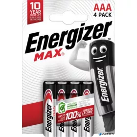 Elem, AAA mikro, 4 db, ENERGIZER 'Max'