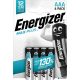 Elem, AAA mikro, 4db, ENERGIZER "Max Plus"