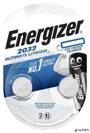 Gombelem, lítium, CR2032, 2 db, ENERGIZER "Ultimate"