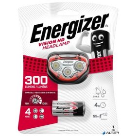 Fejlámpa, 3 LED, 3xAAA, ENERGIZER "Vision HD"