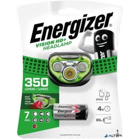   Fejlámpa, 3 LED, 3xAAA, ENERGIZER "Vision HD Plus"