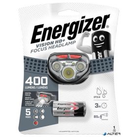   Fejlámpa, 3 LED, 3xAAA, ENERGIZER "Vision HD+ Focus"
