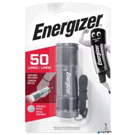   Elemlámpa, LED, 3xAAA (nem tartozék), fém ház, ENERGIZER "LED Metal"