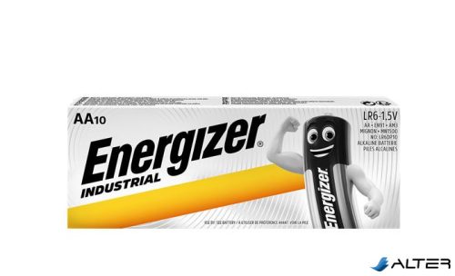 Elem AA ceruza, 10 db, ENERGIZER ""Alkaline Power Industrial"