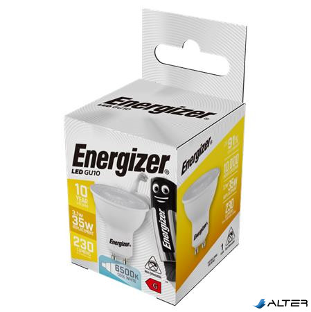 LED izzó, GU10 spot, 3,1W (35W), 230lm, 6500K, ENERGIZER