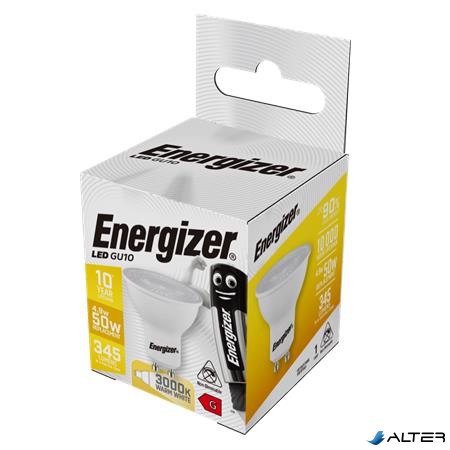 LED izzó, GU10 spot, 4,9W (50W), 345lm, 3000K, ENERGIZER