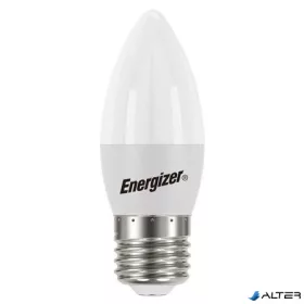 LED izzó, E27, gyertya, 4,9W (40W), 470lm, 4000K, ENERGIZER