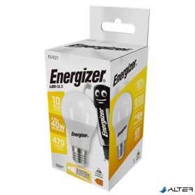   LED izzó, E27, normál gömb, 4,9W (40W), 470lm, 3000K, ENERGIZER