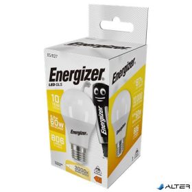   LED izzó, E27, normál gömb, 8,8W (60W), 806lm, 3000K, ENERGIZER