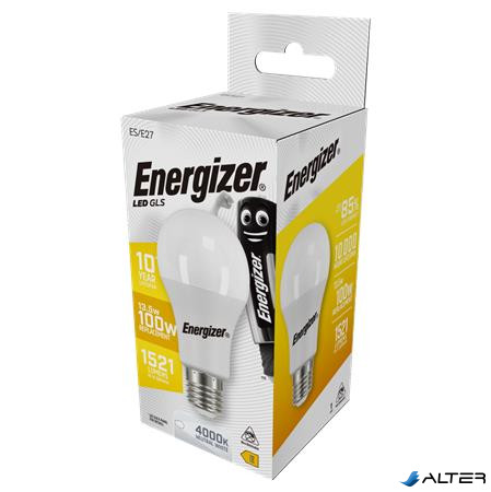 LED izzó, E27, normál gömb, 13,8W (100W), 1521lm, 4000K, ENERGIZER