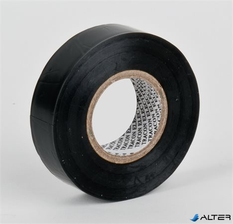 PVC szigetelőszalag, 20 m x 19 mm, fekete