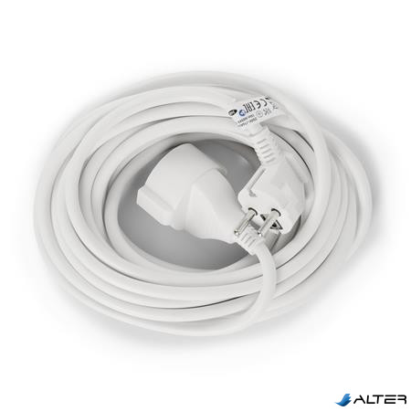 Hosszabbító, lengőaljzat, 10m, ENTAC, fehér