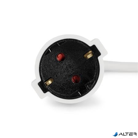 Hosszabbító, lengőaljzat, 10m, ENTAC, fehér