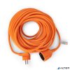 Hosszabbító, lengőaljzat, 20m, ENTAC, narancs
