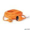 Hosszabbító, lengőaljzat, 20m, ENTAC, narancs