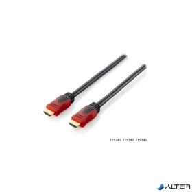 HDMI 2.0 kábel, 4K/60Hz, aranyozott, 1 m, EQUIP