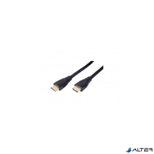 HDMI 1.4 kábel, 4K/30Hz, aranyozott, 10 m, EQUIP