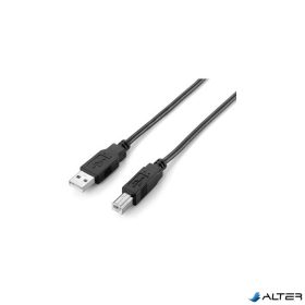USB 2.0 nyomtatókábel, USB-A/USB-B, 1,8 m, EQUIP