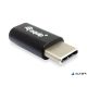 Adapter, USB-C-microUSB átalakító, EQUIP