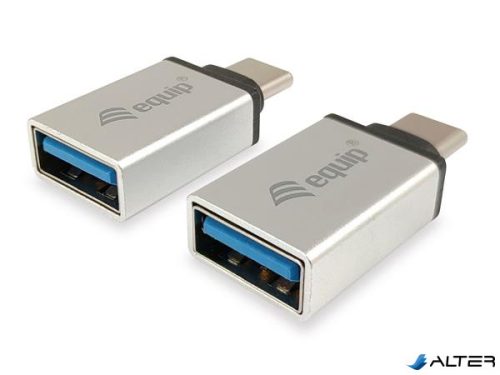 Adapter, USB-C-USB-A átalakító, 2 db, EQUIP