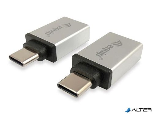 Adapter, USB-C-USB-A átalakító, 2 db, EQUIP