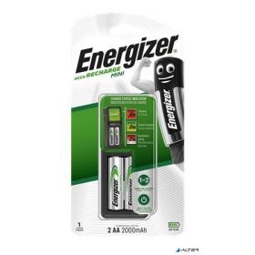   Elemtöltő, AA ceruza/AAA mikro, 2x2000mAh, ENERGIZER 'Mini'