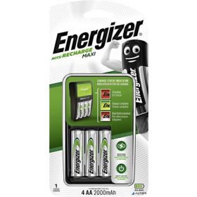   Elemtöltő, AA ceruza/AAA mikro, 4x2000 mAh AA, ENERGIZER 'Maxi'