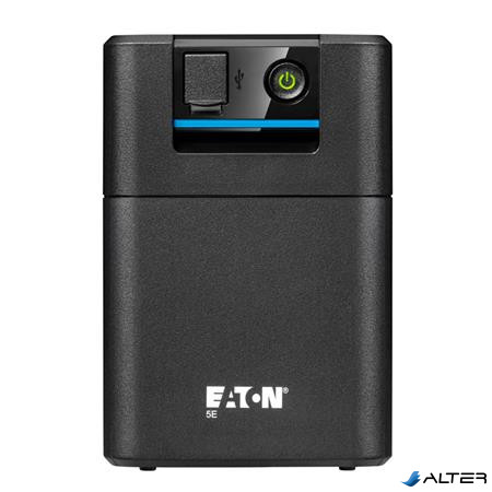 Szünetmentes tápegység, 900VA, 230V, USB, AVR, torony, EATON "5E900UD"