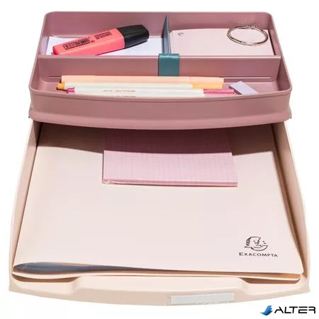 Irattálca, műanyag, EXACOMPTA "COMBO Styli Skandi", nude