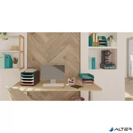 Irattálca, műanyag, EXACOMPTA "COMBO Styli Skandi", fagyos kék