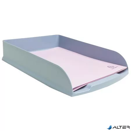 Irattálca, műanyag, EXACOMPTA "COMBO Styli AutentiK", kékesszürke