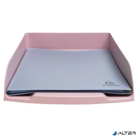 Irattálca, műanyag, EXACOMPTA "COMBO Styli AutentiK", rózsaszín