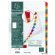 Regiszter, karton, A4, 1-31, EXACOMPTA, fehér