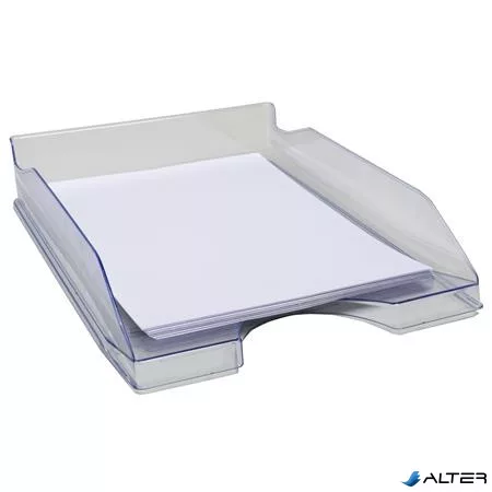 Irattálca, műanyag, A4+, EXACOMPTA "Linicolor®", jégkék