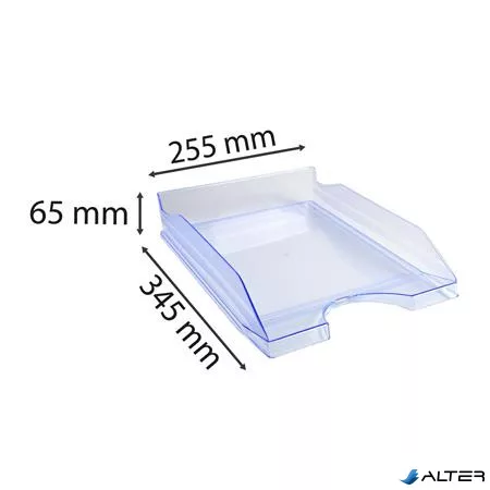 Irattálca, műanyag, A4+, EXACOMPTA "Linicolor®", jégkék