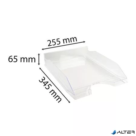 Irattálca, műanyag, A4+, EXACOMPTA "Office", áttetsző