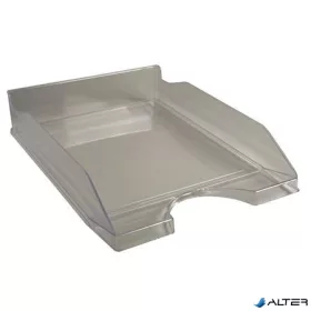  Irattálca, műanyag, A4+, EXACOMPTA "Office", áttetsző szürke