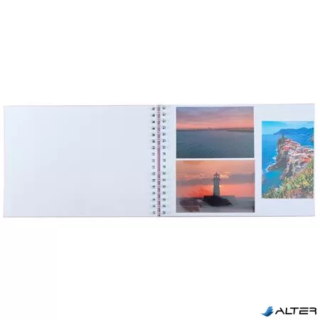 Fotóalbum, spirál, 32x22 cm, 25 lap, EXACOMPTA "AutentiK", rózsaszín