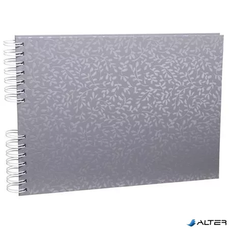 Fotóalbum, spirál, 32x22 cm, 25 lap, EXACOMPTA 'AutentiK', kékesszürke