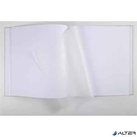 Fotóalbum, csavarozott gerincű, 29x32 cm, 30 lap, EXACOMPTA "CHAMPETRE", fehér