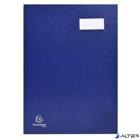 Aláírókönyv, A4, 18 részes, karton, EXACOMPTA, kék