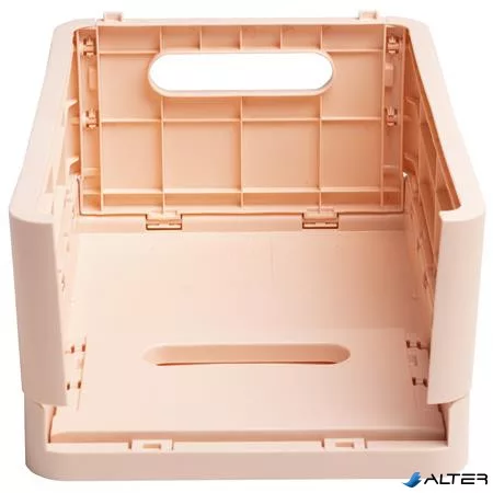 Tárolódoboz, A5+, összecsukható, EXACOMPTA 'Skandi', nude