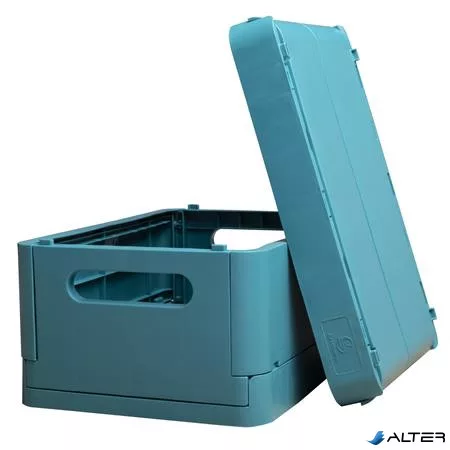 Tárolódoboz, A5+, összecsukható, EXACOMPTA 'Skandi', nyugodt kék