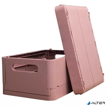 Tárolódoboz, A5+, összecsukható, EXACOMPTA 'Skandi', rózsaszín