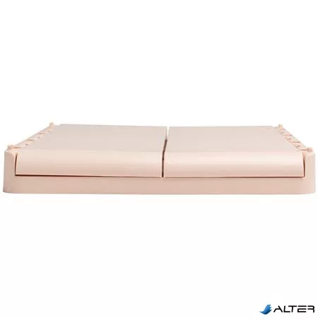 Tárolódoboz, A4+, összecsukható, EXACOMPTA 'Skandi', nude