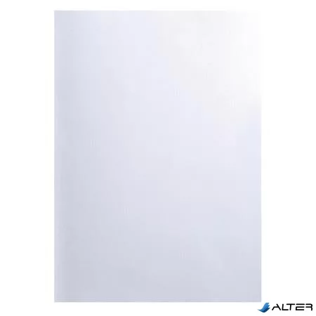 Hátlap, A4, 270 g, vászon hatású, karton, EXACOMPTA, fehér
