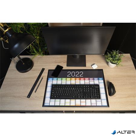 Könyökalátét, PVC, 375x575 mm, EXACOMPTA 'KreaCover®', fekete