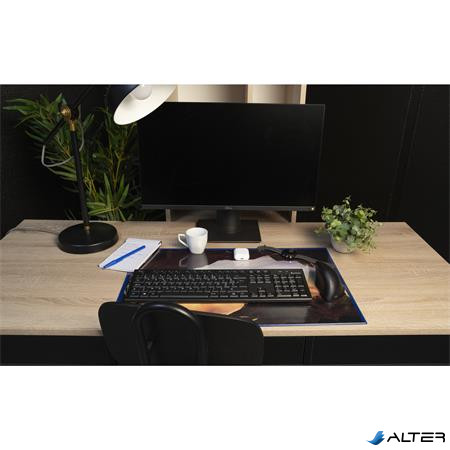 Könyökalátét, PVC, 375x575 mm, EXACOMPTA 'KreaCover®', kék