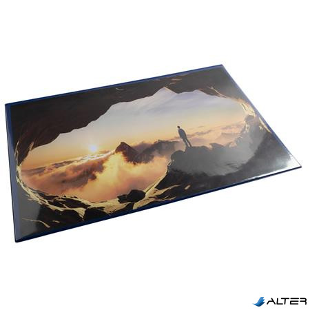 Könyökalátét, PVC, 375x575 mm, EXACOMPTA 'KreaCover®', kék