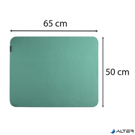Könyökalátét, filc, 500x650 mm, EXACOMPTA "Teksto", kékeszöld